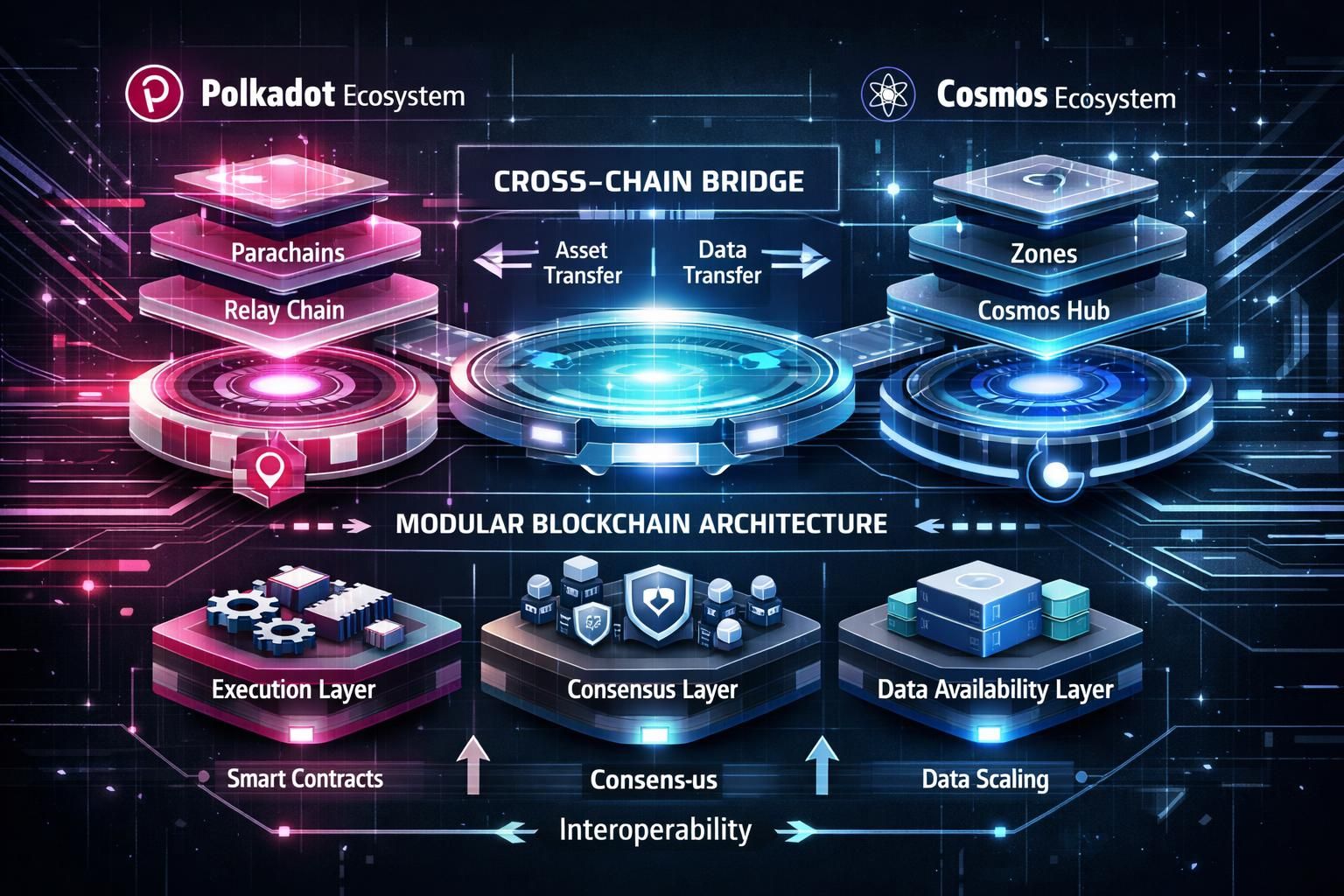 entdecken sie die neuesten technologischen fortschritte und herausforderungen der interoperabilität zwischen blockchains, um nahtlose kommunikation und transaktionen in verteilten netzwerken zu ermöglichen.