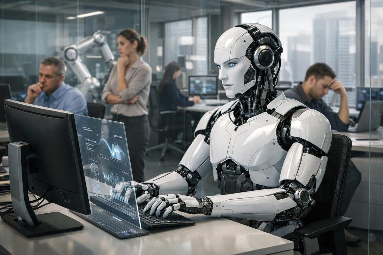 entdecken sie, wie ki bis 2026 die arbeitswelt verändert und welche tätigkeiten tatsächlich verschwinden werden. zukunft der arbeit verständlich erklärt.