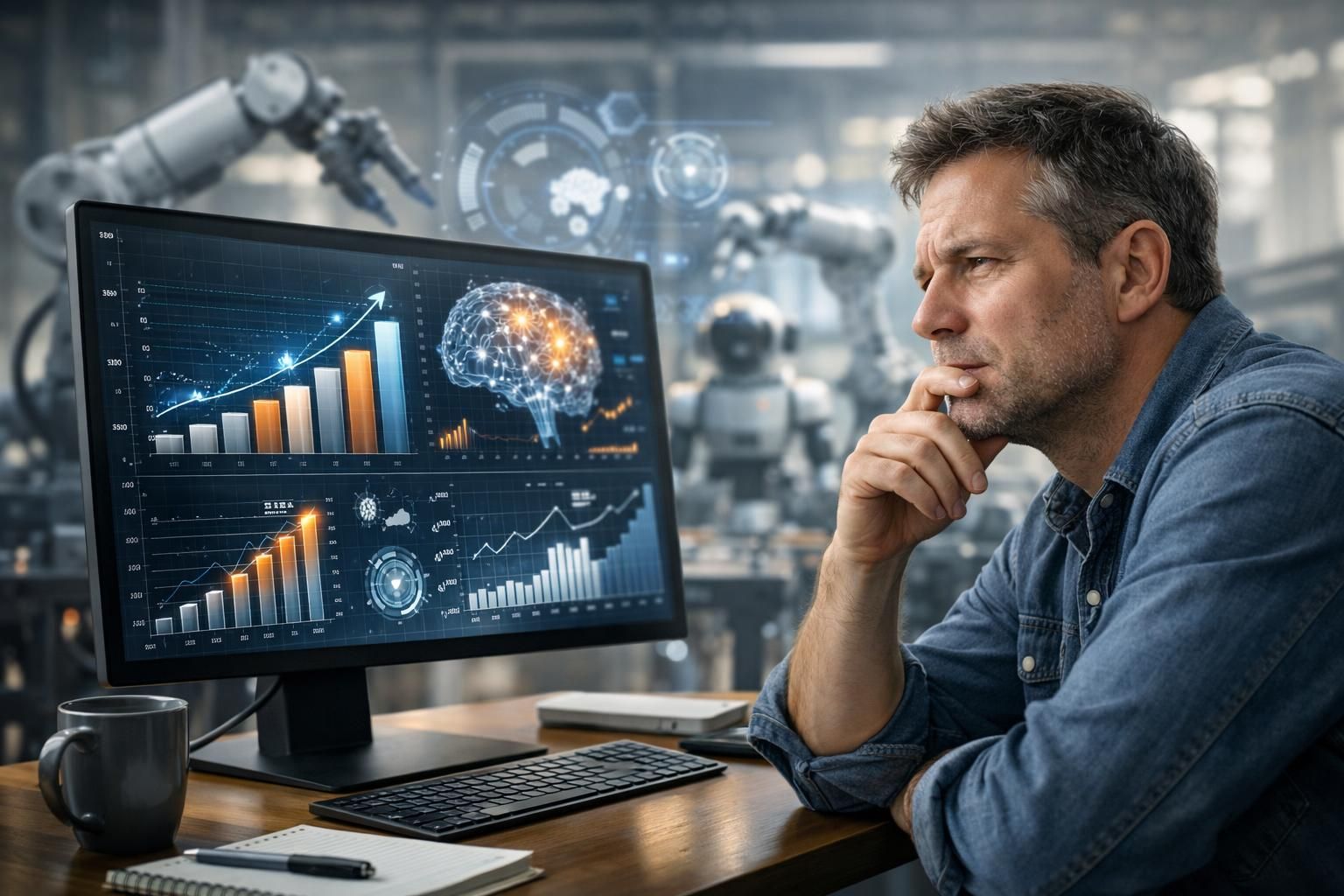 erfahren sie, wie künstliche intelligenz die produktivität beeinflusst: ist es ein messbarer fortschritt oder ein überschätzter effekt? eine tiefgehende analyse und aktuelle erkenntnisse.
