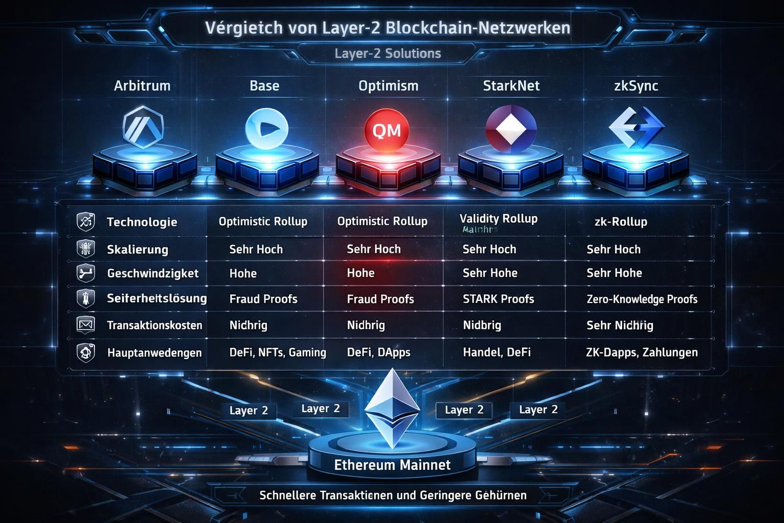 erfahren sie, wie sich layer-2-skalierungslösungen für ethereum und alternative netzwerke entwickeln und vergleichen sie deren fortschritte und potenziale.