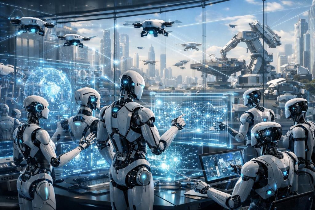 entdecken sie, wie multi-agenten-systeme als nächste evolutionsstufe die künstliche intelligenz revolutionieren und komplexe probleme effizient lösen.