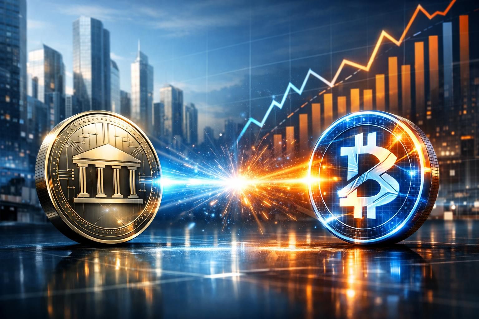 erfahren sie, wie sich central bank digital currencies (cbdcs) im wettbewerb mit kryptowährungen entwickeln und welche auswirkungen dies auf den digitalen zahlungsverkehr hat.