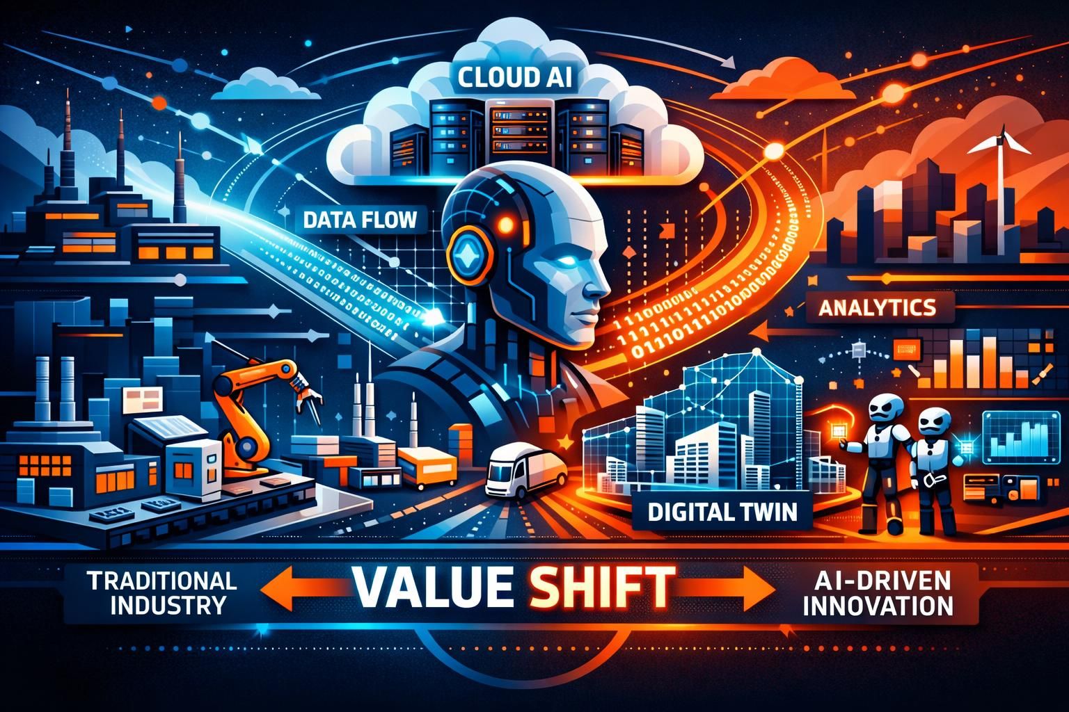 entdecken sie, wie sich die wertschöpfung in der ki-industrie durch innovative technologien und globale trends neu verteilt und welche chancen sich daraus ergeben.